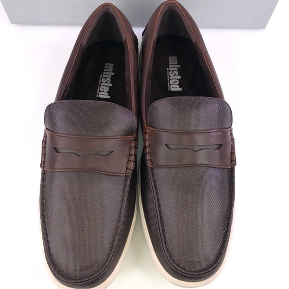 Unlisted by Kenneth Cole Men's Brown Un-Anchor Slip On Loafer Size 12 - Picture 6 of 8